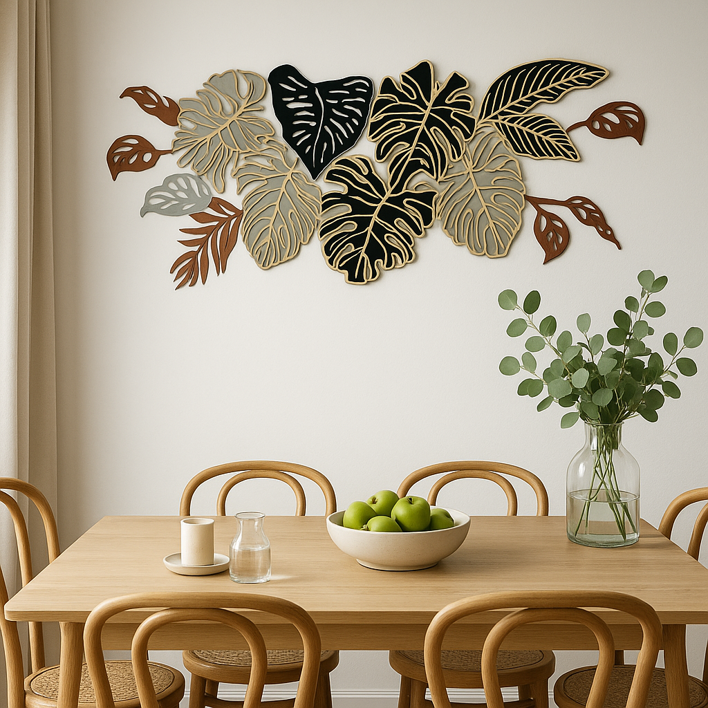 Arte Hojas tropicales multicapa