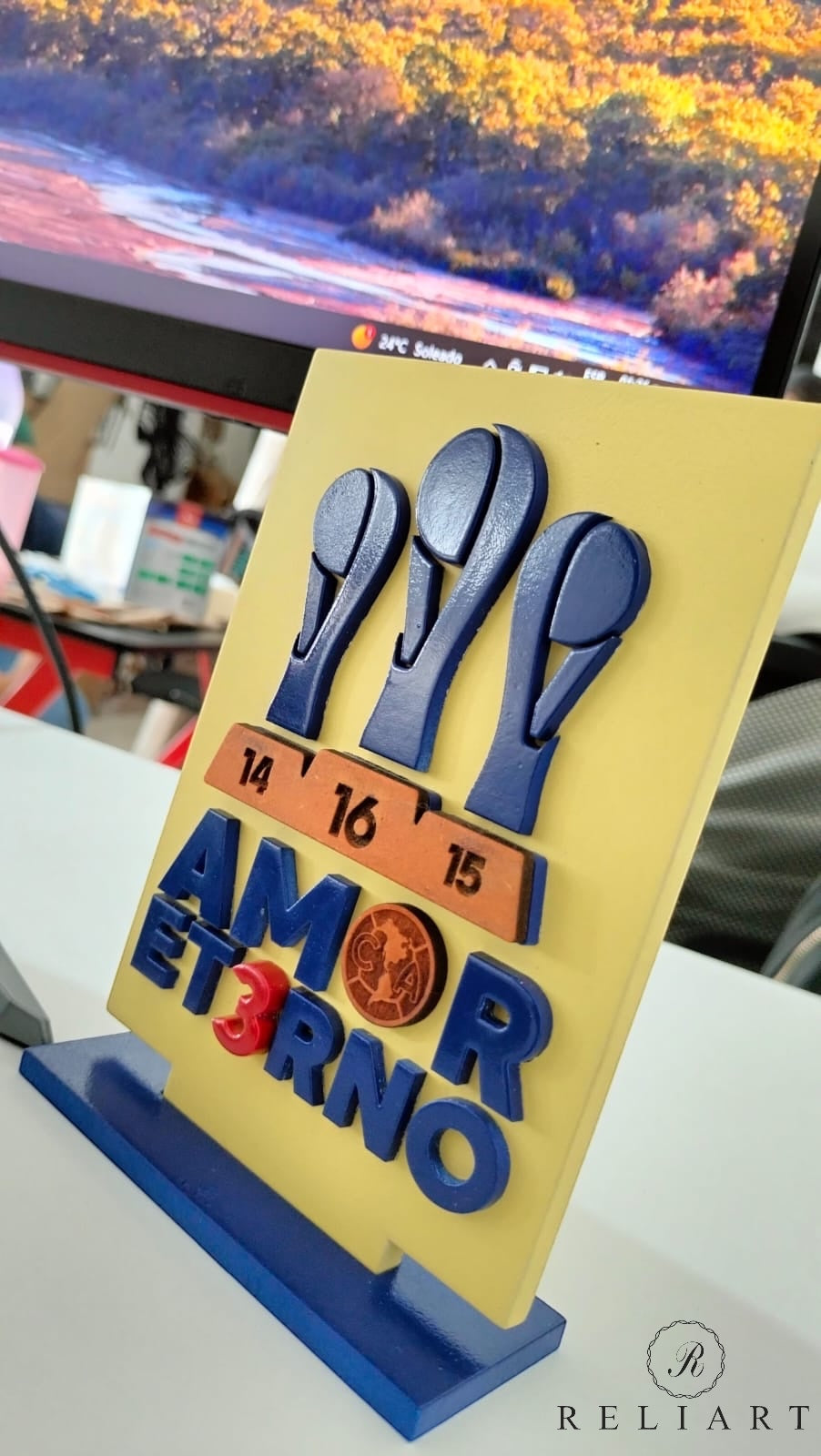 Diseño de futbol para escritorio